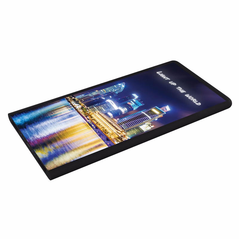SCX Innovative Design™ Full-Color Illuminated Power Bank Slim 5000 mAh
