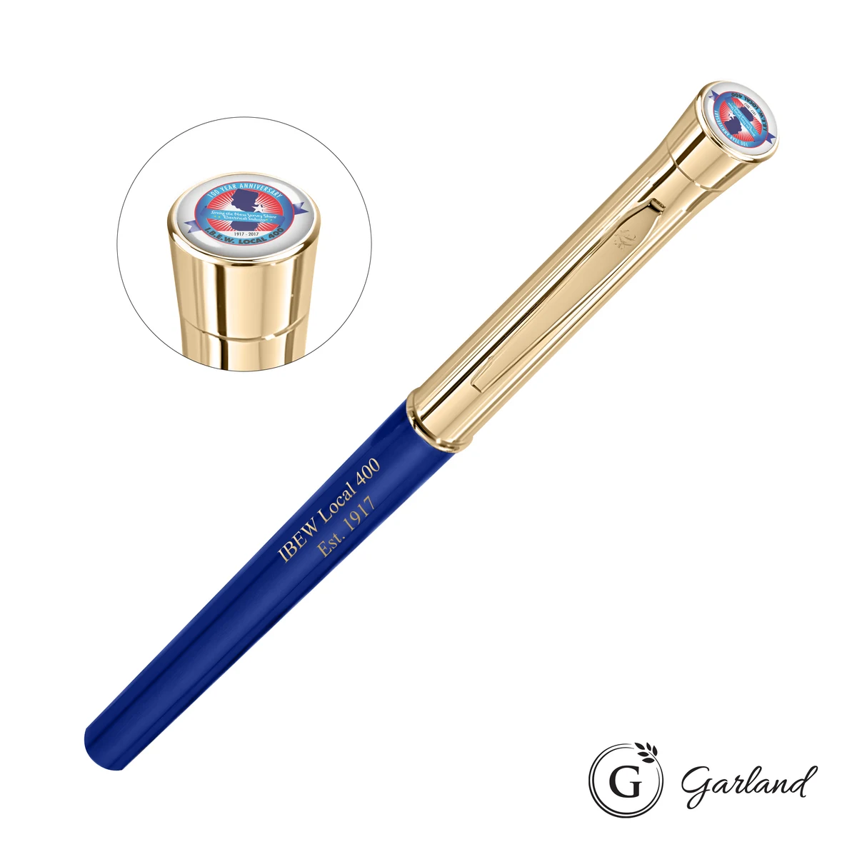 Garland® Monogram Custom Rollerball Pen - Gold 1