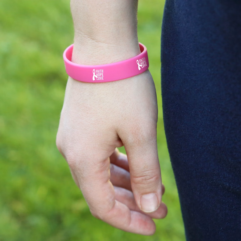 Printed Silicone Bracelets: 12mm