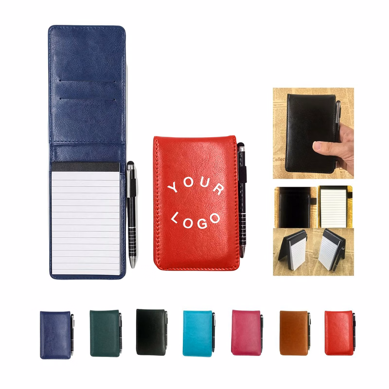 Pocket Size Polyester A7 Notebook with Card Storage