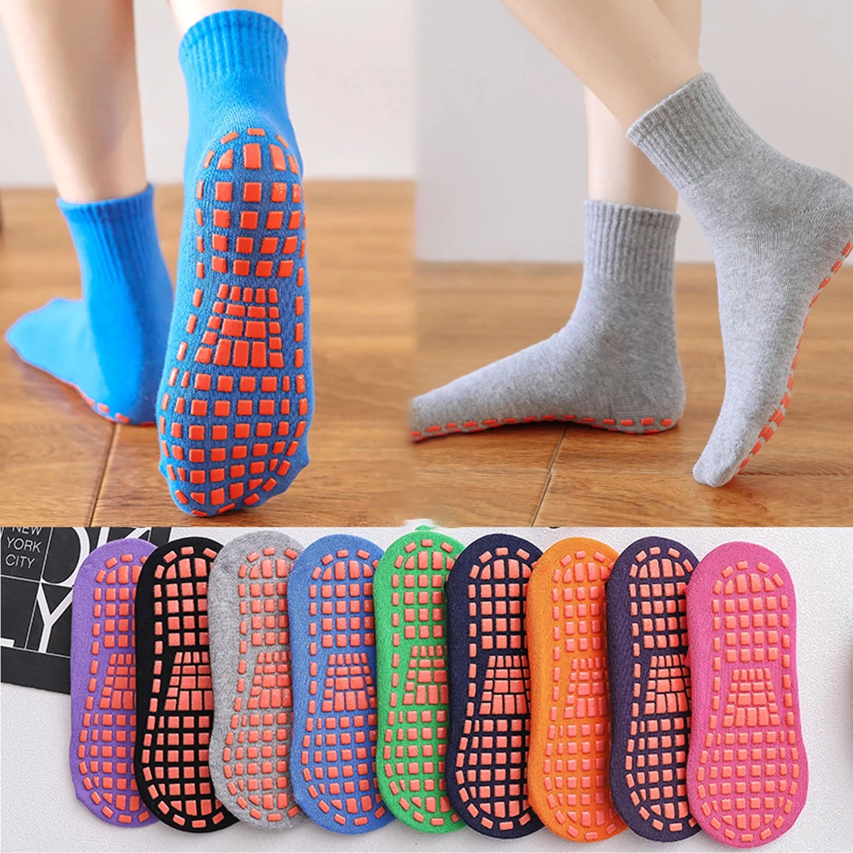 Anti-Slip Yoga Grip Socks 1