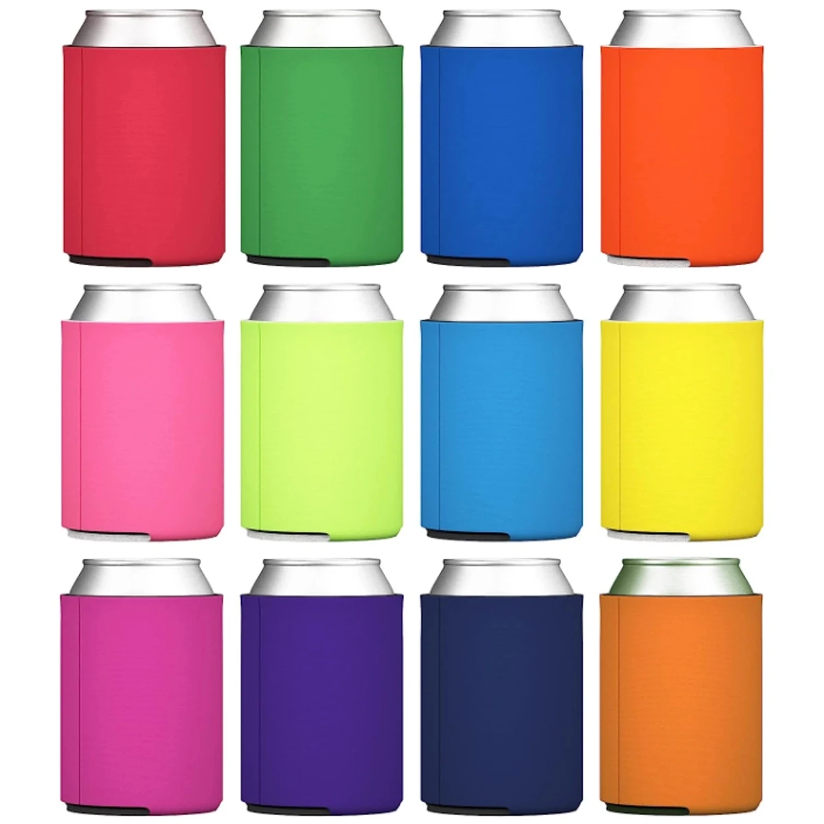330ML Collapsible Insulated Can Holder Cooler, custom koozie with logo imprint 1