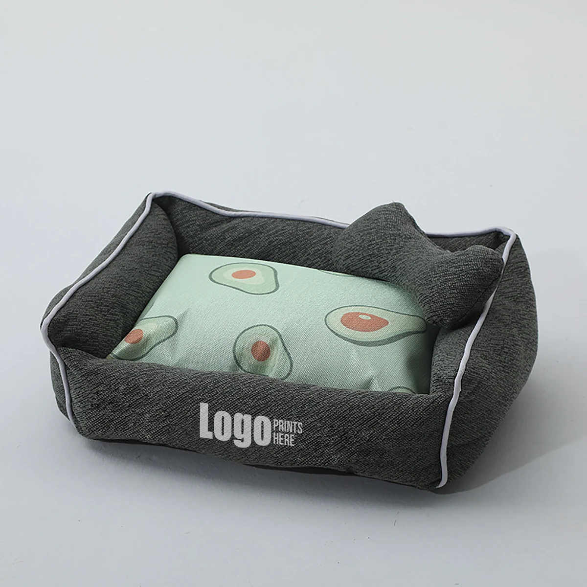 Rectangle Pet Nest Classical Puppy Cat Bed 1
