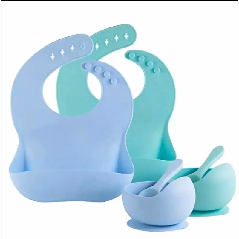 Silicone Eco Baby Feeding Sets Bowl