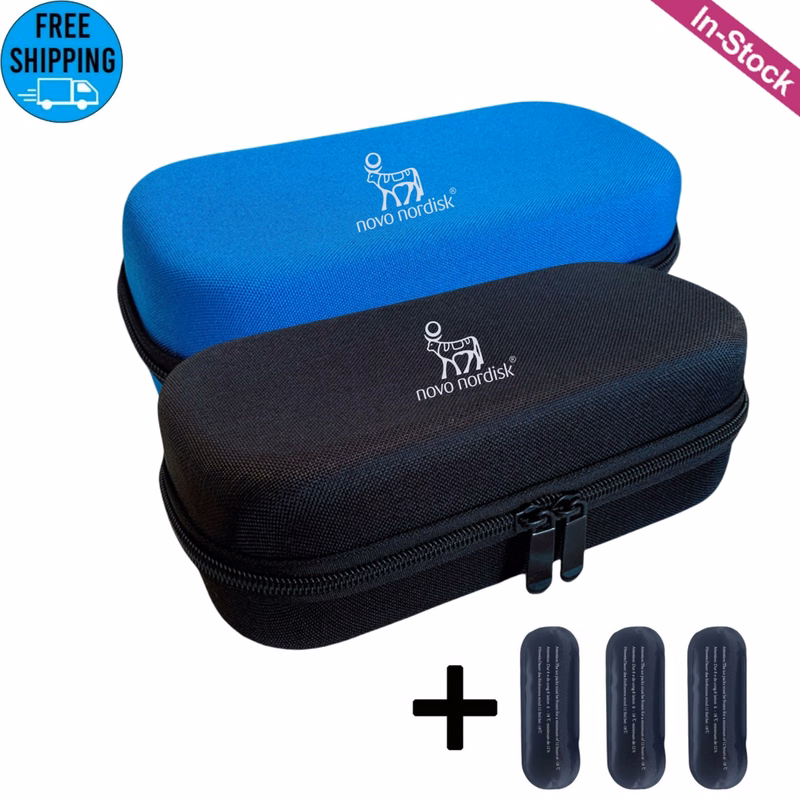 Medical Cooler Travel Pouch Insulin Pen Case with 3 Ice Packs