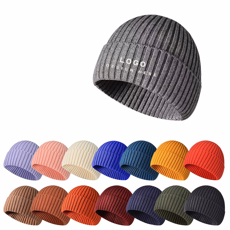 Warm Cuffed Knitted Hat