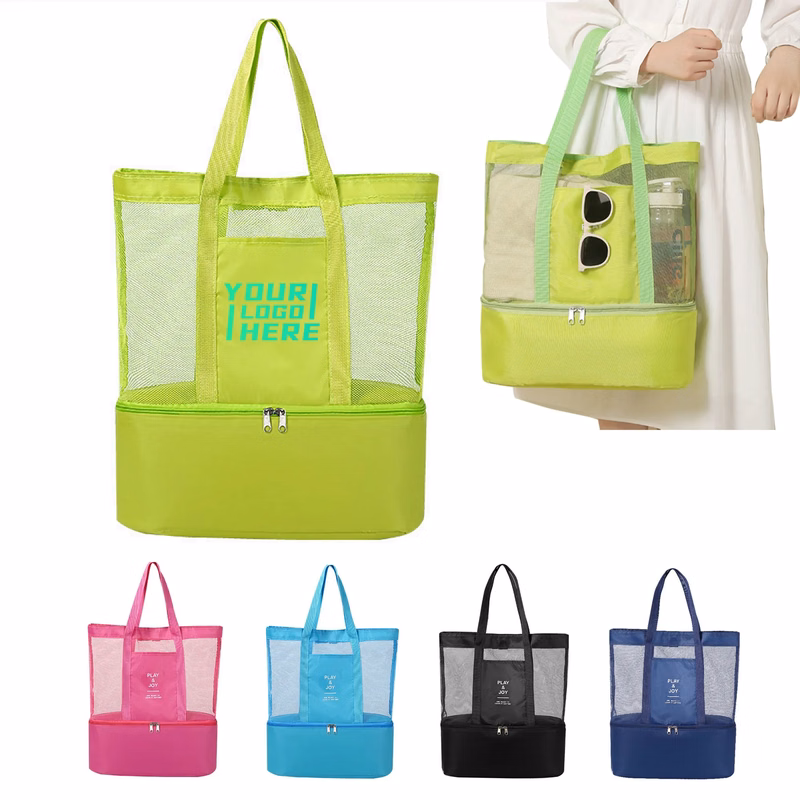 Mesh Storage Bag With Dry Wet Separation