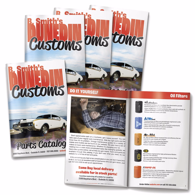 28-page (5.5x8.5) Booklet, Brochure or Catalog