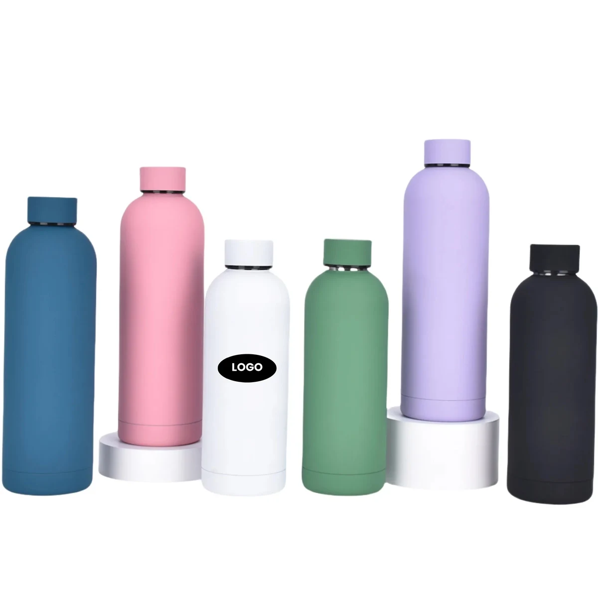 Colorful Stainless Steel Vacuum Insulated Bottle, custom water bottle with logo imprint 1