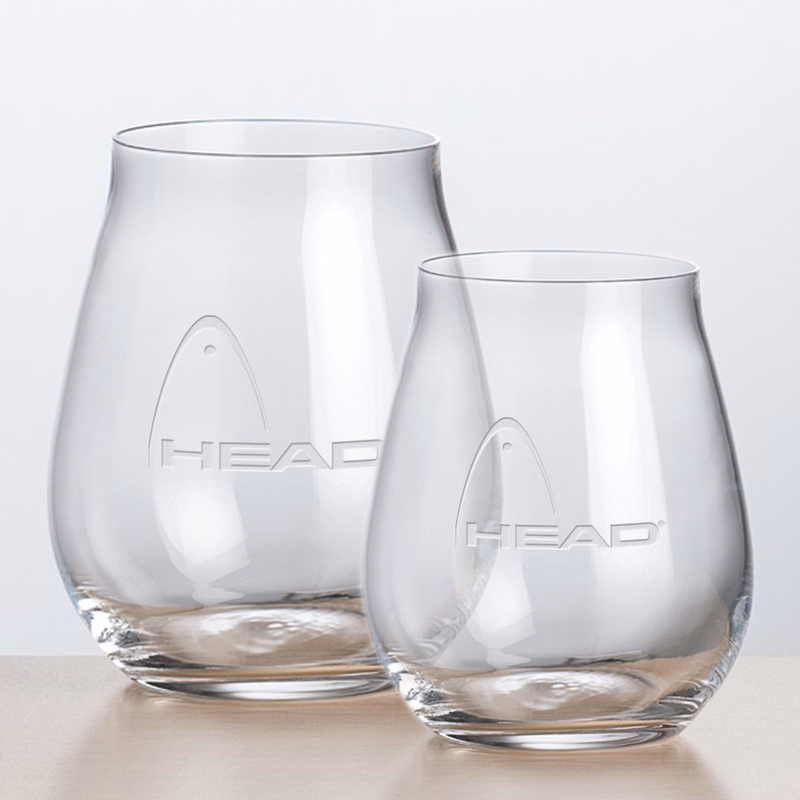 Alina Stemless Wine - Deep Etch