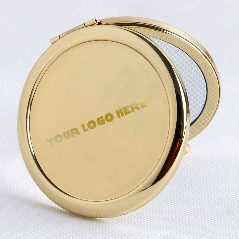 Round Metal Makeup Mirror