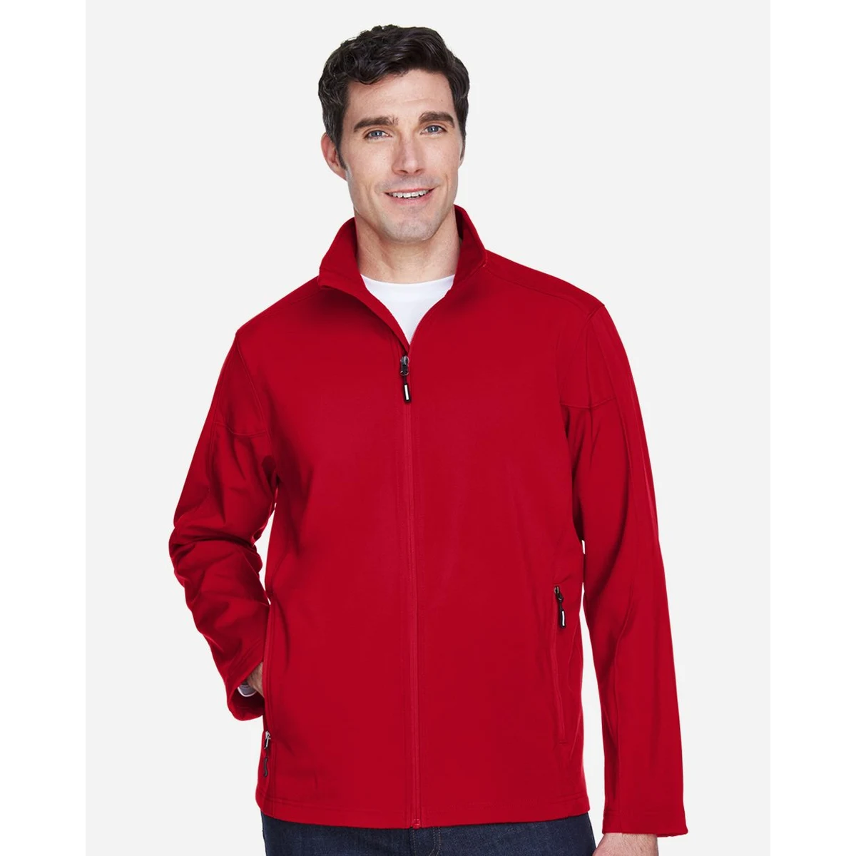 Men's Cruise Two-Layer Fleece Bonded Soft Shell Jacket - 88184 1