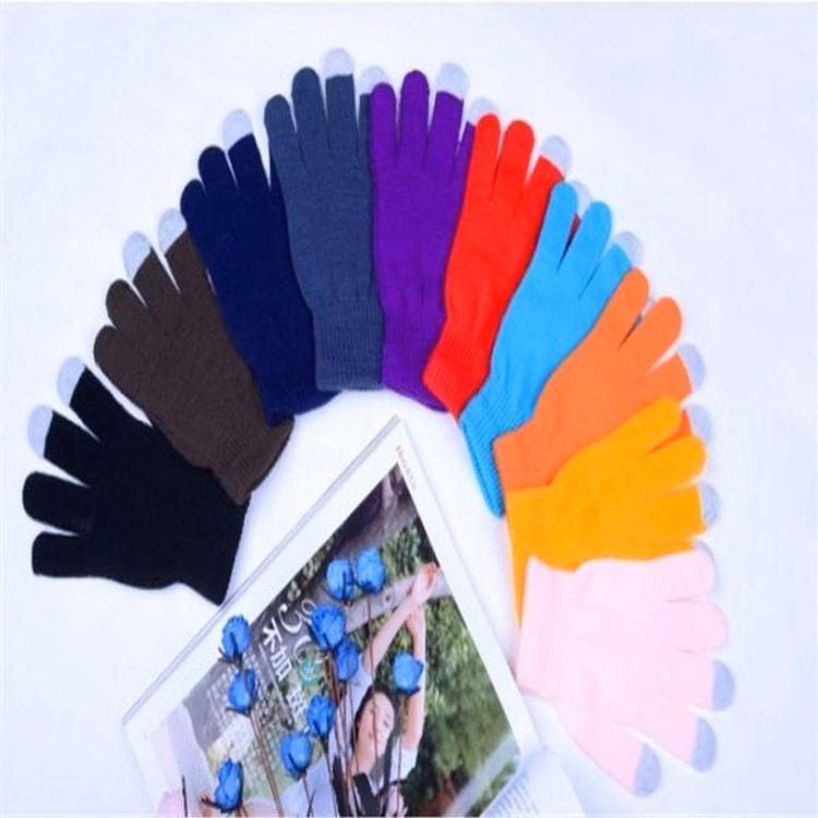 Touch Screen Knitted Winter Gloves (7")