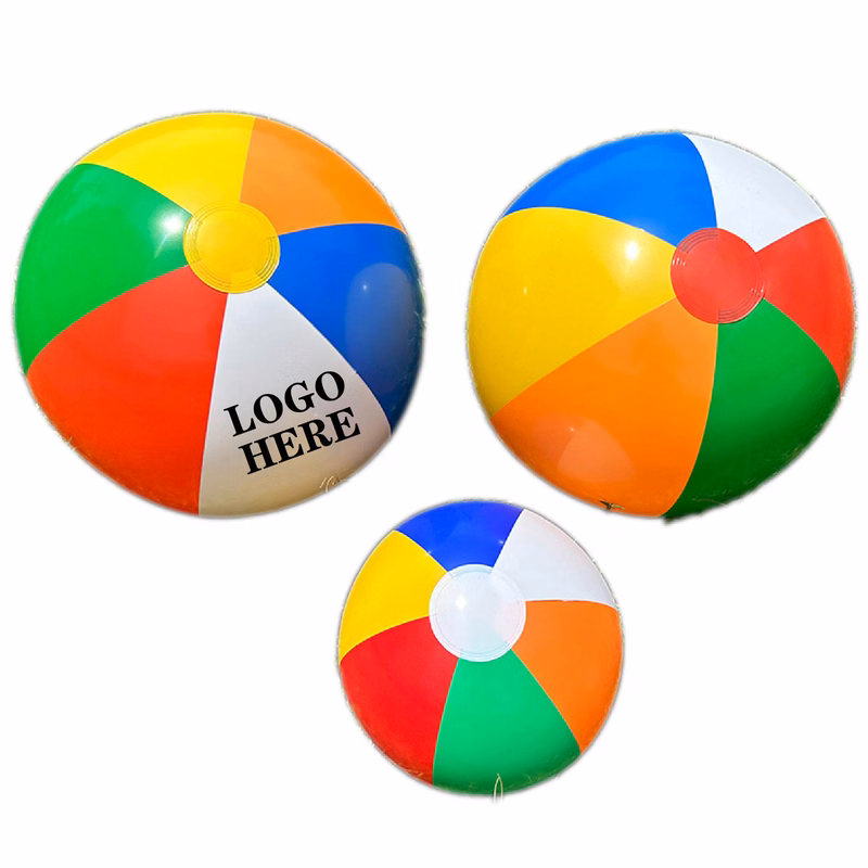 6" Multicolored Beach Ball