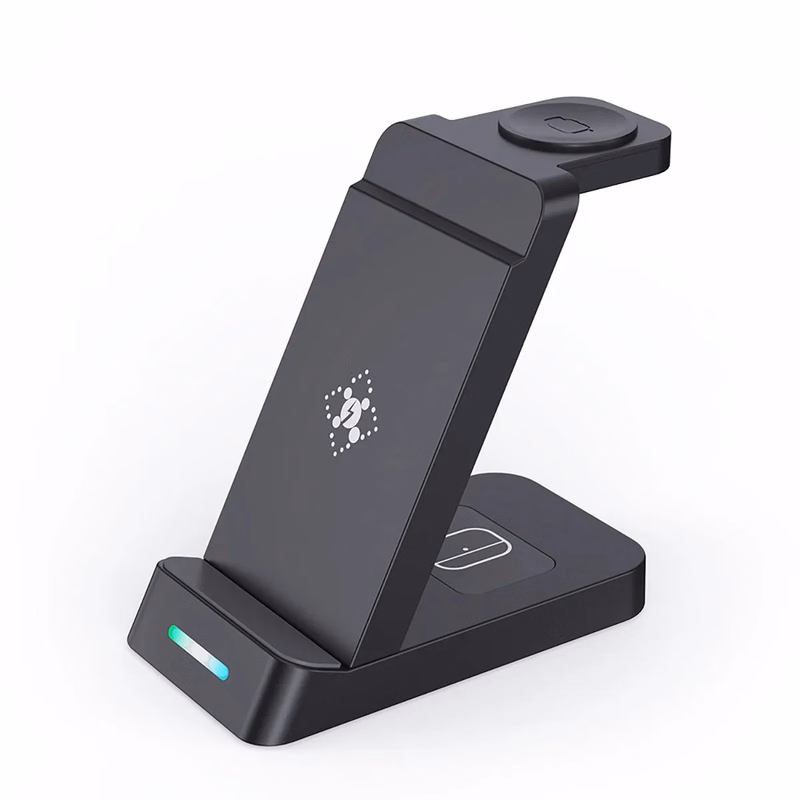 3 in 1 Wireless Charging Station Dock Charger Stand