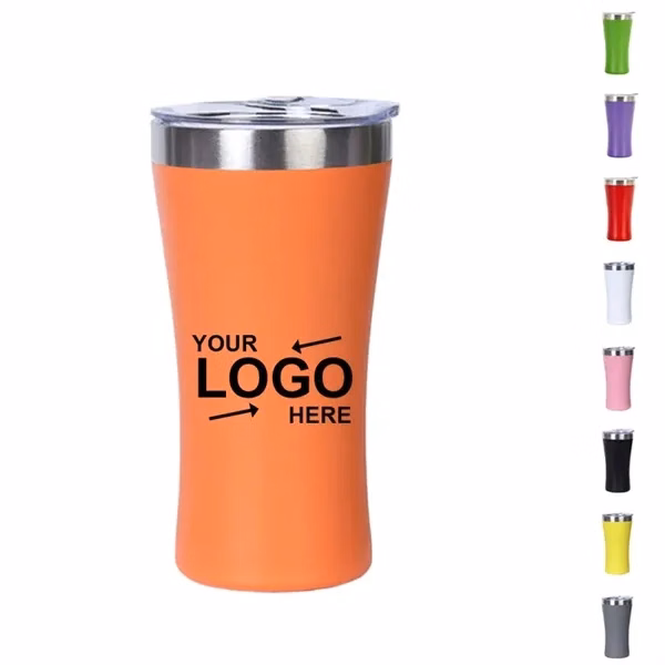 Custom 6 oz Slim Stainless Steel Wine Tumbler — Elegant Corporate Drinkware