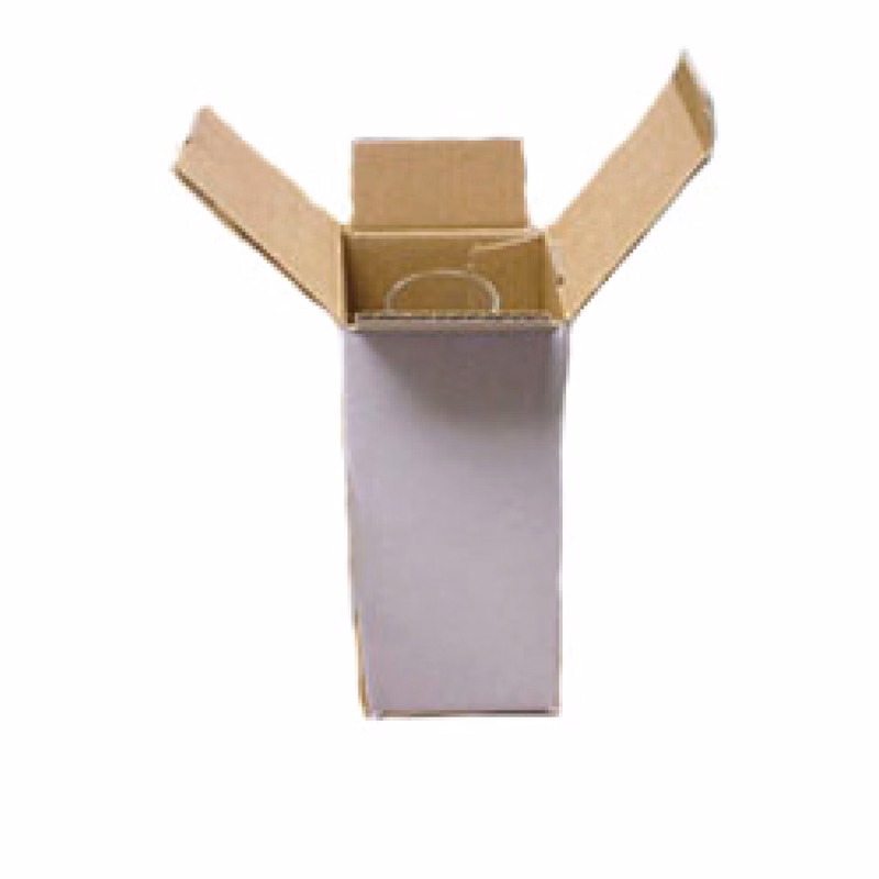1 Piece White Gift Box (3.5" x 3.5" x 9") - Inserted