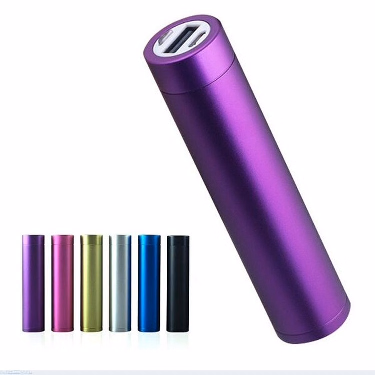 1200mAh Tube Aluminum Portable Charger