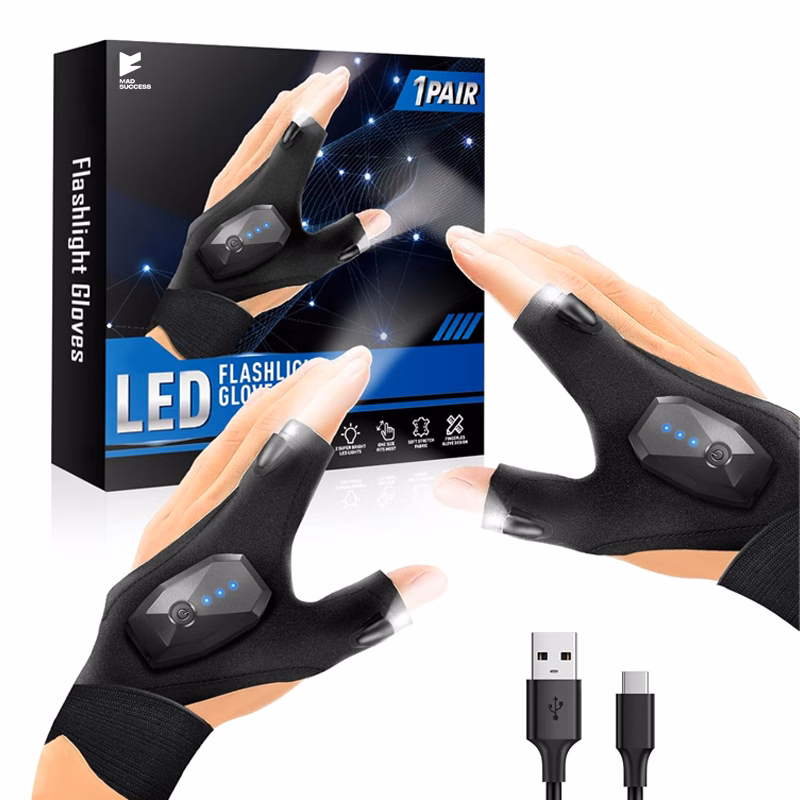 USB Flashlight Gloves