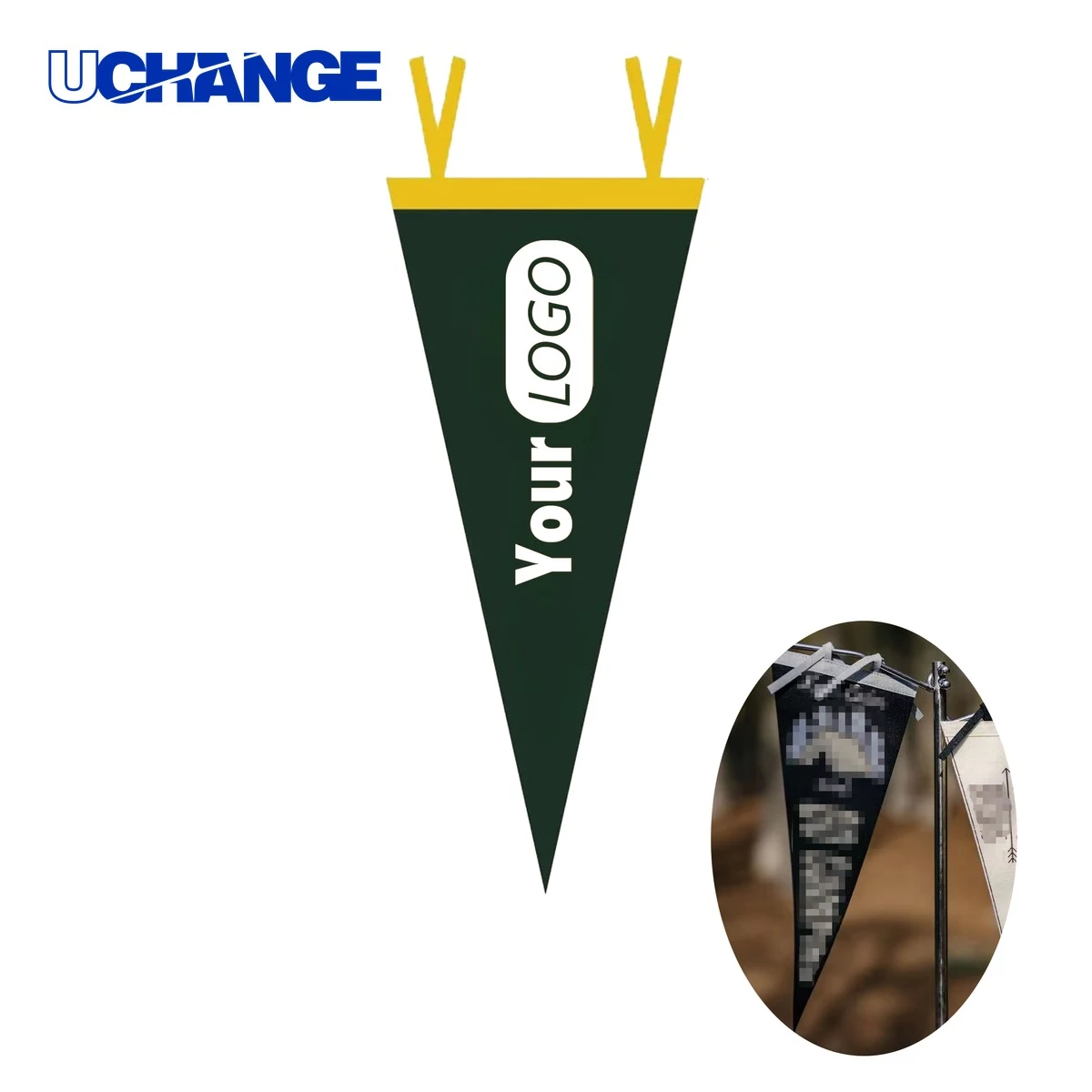 Felt Pennant Triangle Flag 1