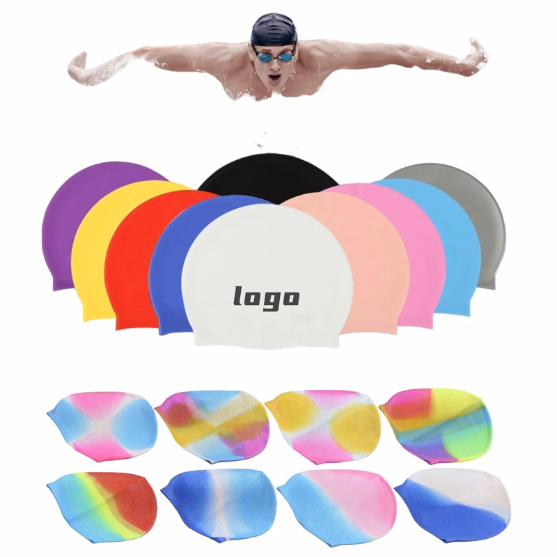 Custom Logo Swim Caps, Secure Fit, Aquatic Sports