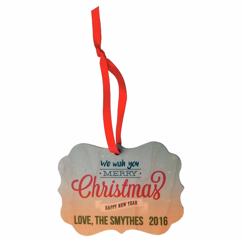 4" x 2.75" Benelux Matte Maple Unisub Sublimatable Ornament