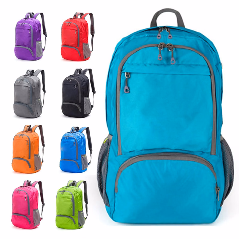 Waterproof Travel Foldable Laptop Backpack with Mesh Pockets