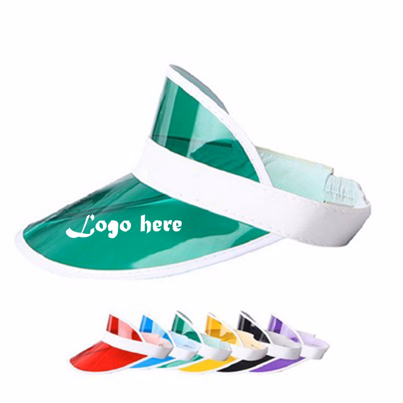 Transparent Sun Visor Hat Cap w/UV Protection