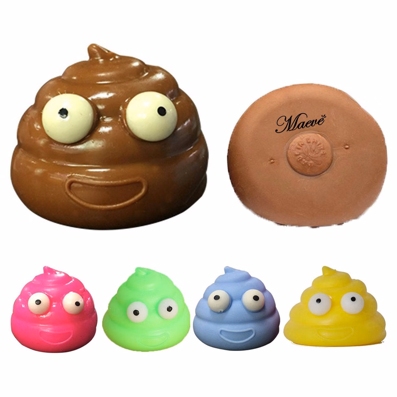 Cute Squeeze Poo Toy - Stress Relief Fidget Ball