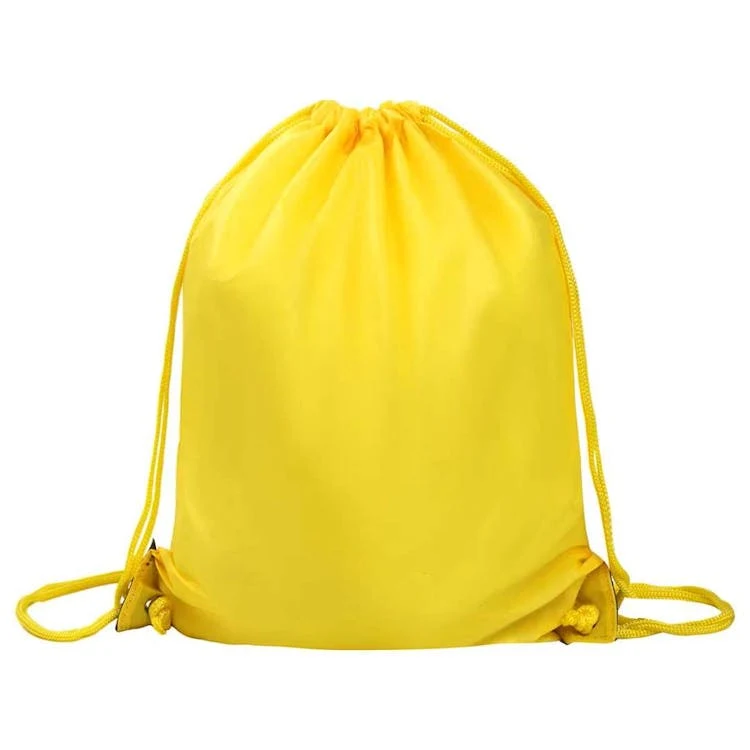 Yellow Drawstring Bags - 17" 1