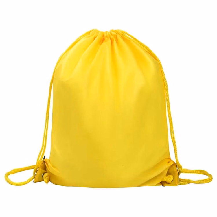 Yellow Drawstring Bags - 17"