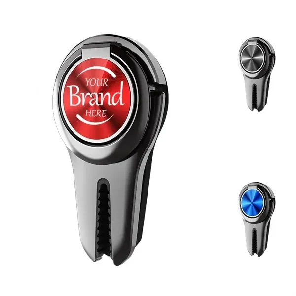 Custom Metal 2-In-1 Car Vent Phone Holder — Smartphone Mount & Navigation Accessory 1