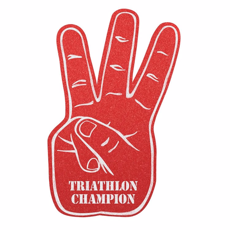 17" Three Fingers Foam Mitt