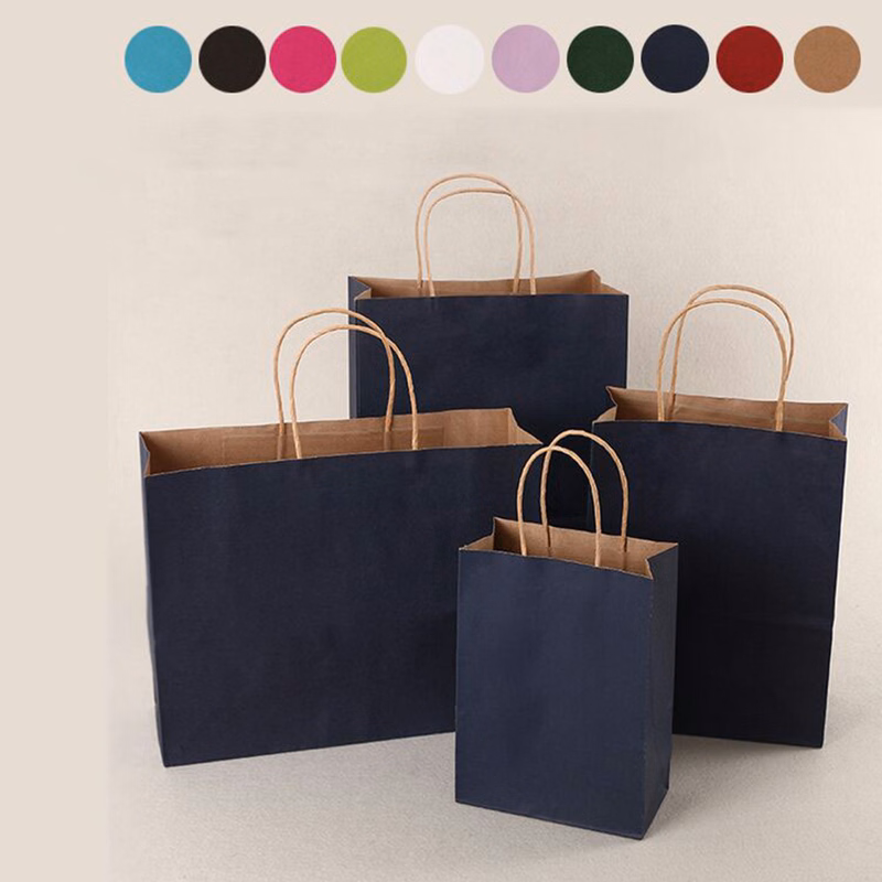Medium Kraft Paper Shopping Bags