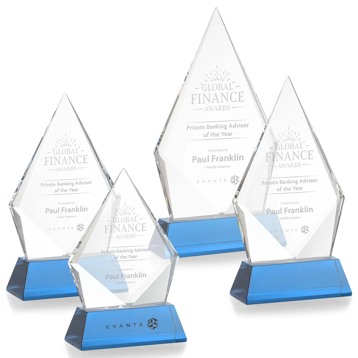 Shelton Award on Newhaven Base - Sky Blue 1
