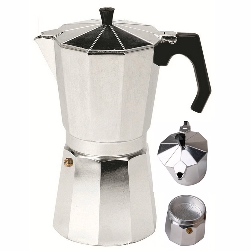 Classic Italian Style 3 Espresso Cup Moka Pot