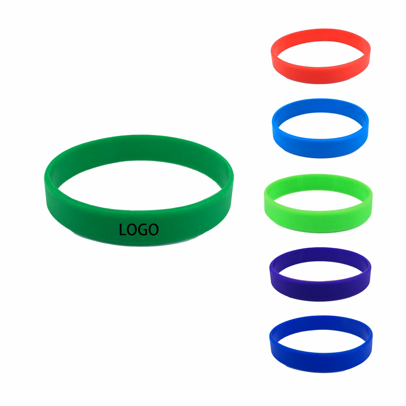 Minimalist Silicone Wristband Customizable Logo Art