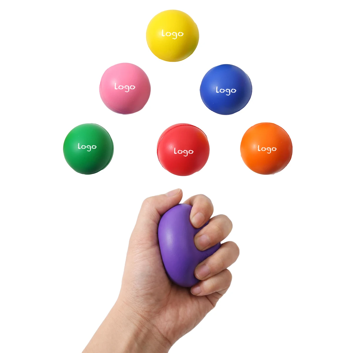 Stress-Relieving Toys Squeezeable Sponge Balls 1