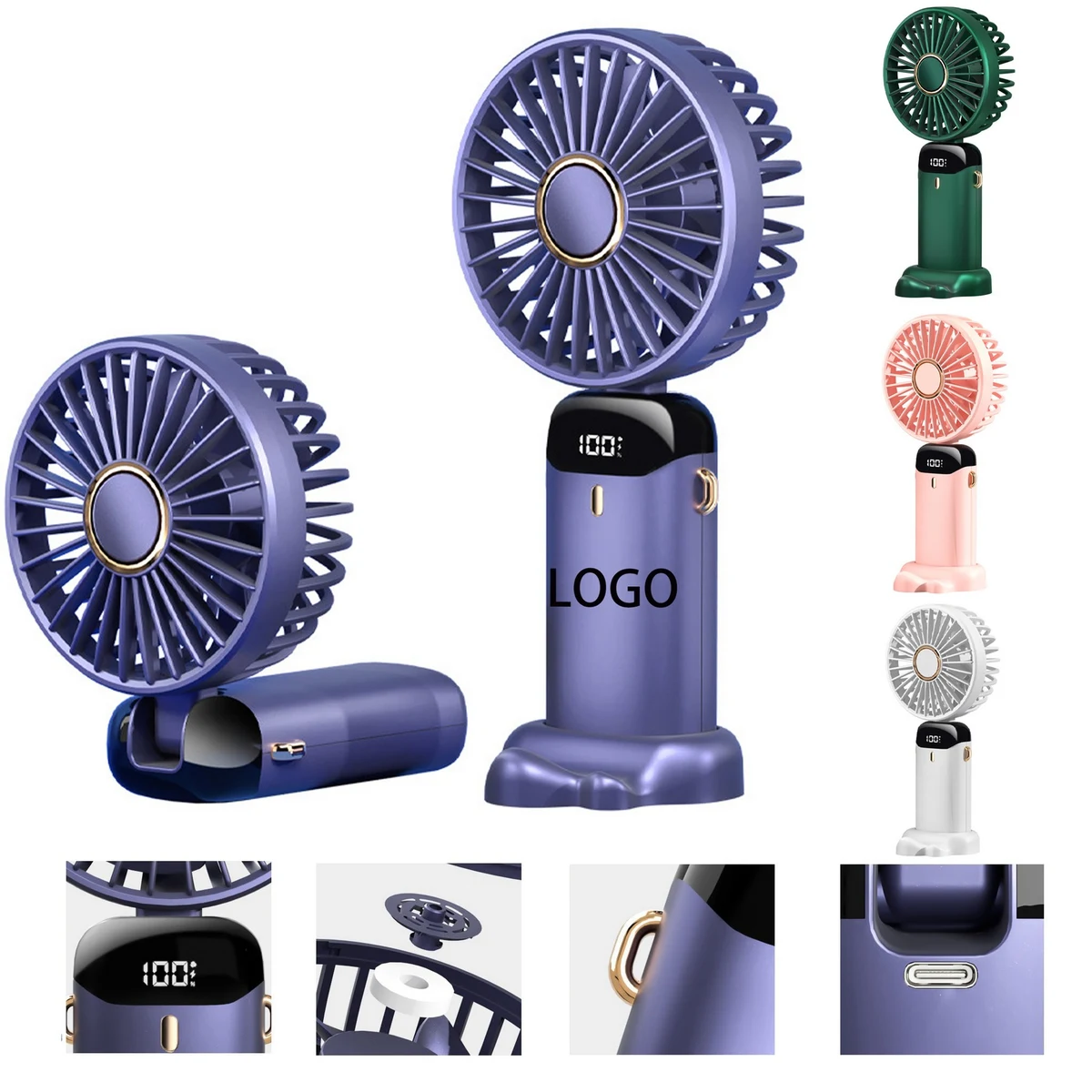 Mini Portalbe Fan,Creative Design Foldable Desk Fan 1
