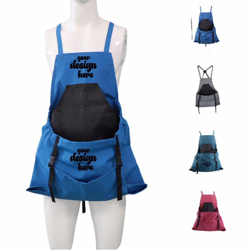 Water Resistant Apron with Adjustment Cross Strap