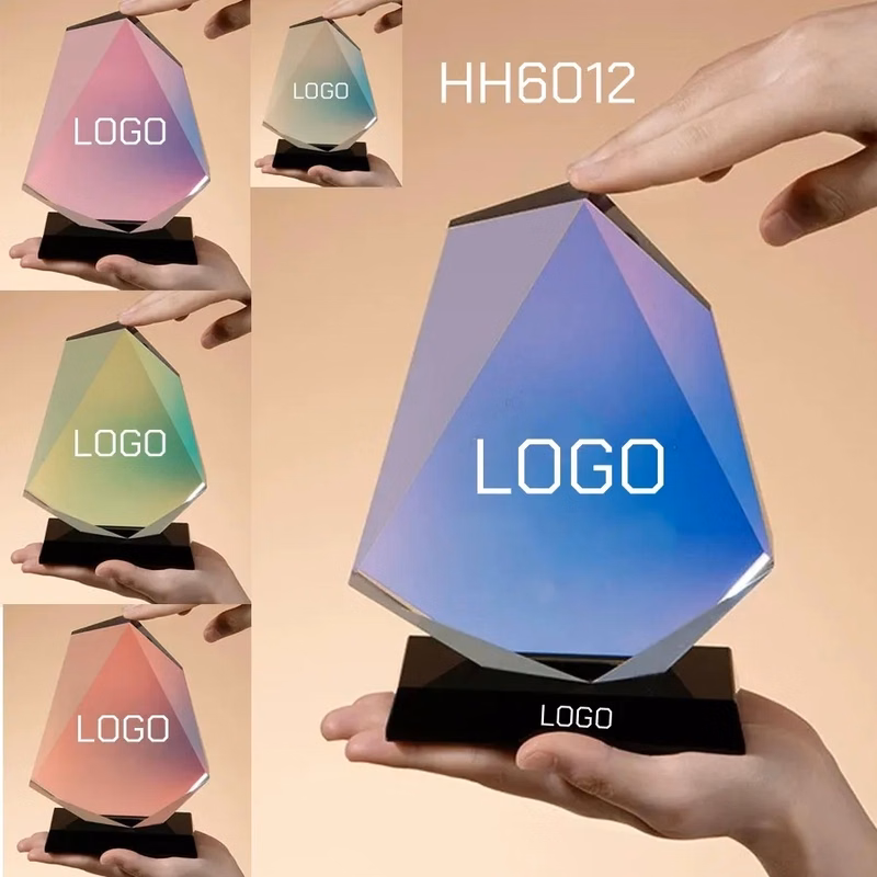 NEW Color Changing Crystal Trophy Award BULK