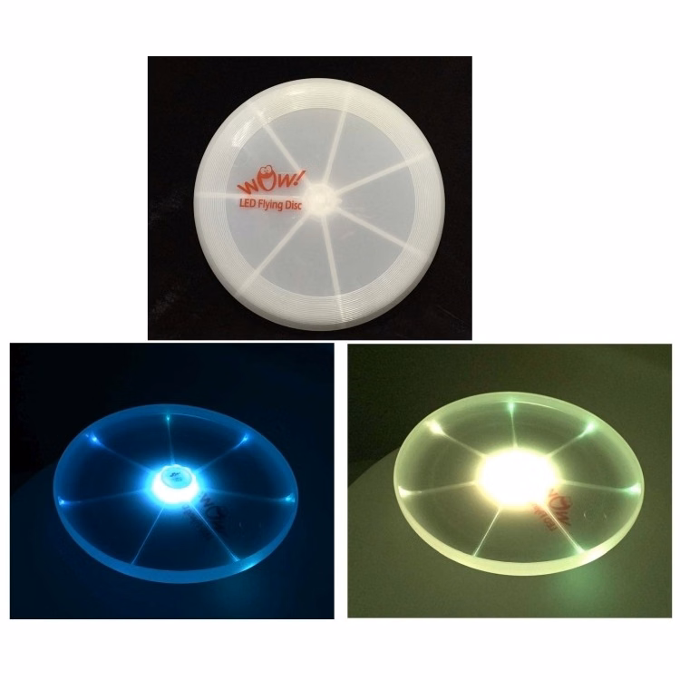 UFO Food-Grade PE Flying Disc with LED Light
