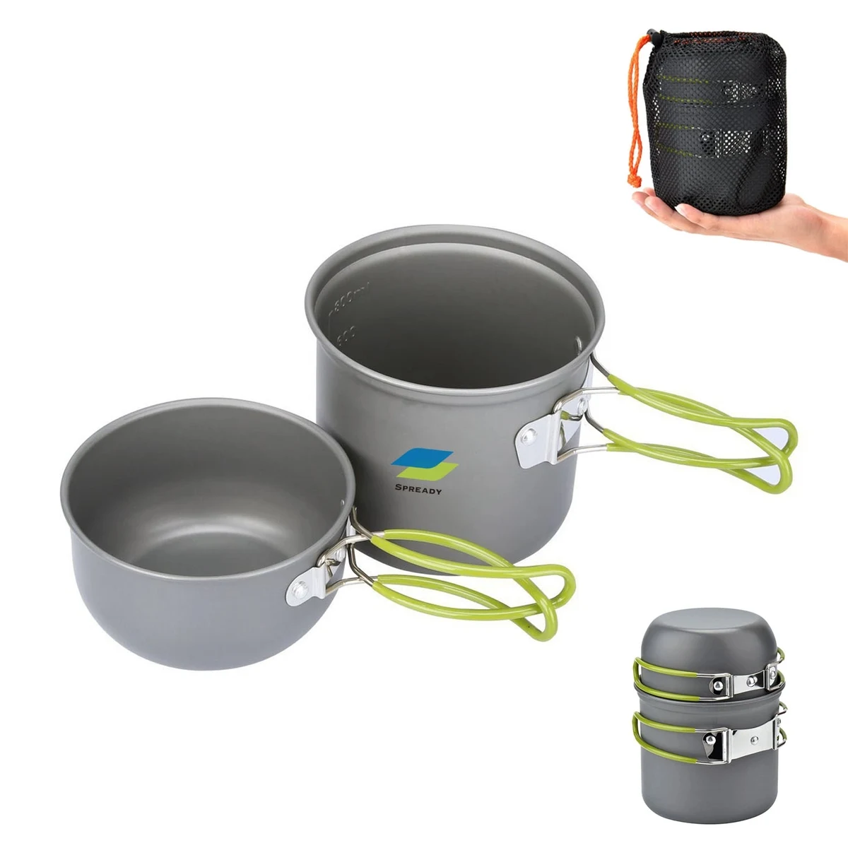 Portable Camping Pot Set For Backpacking Gear 1