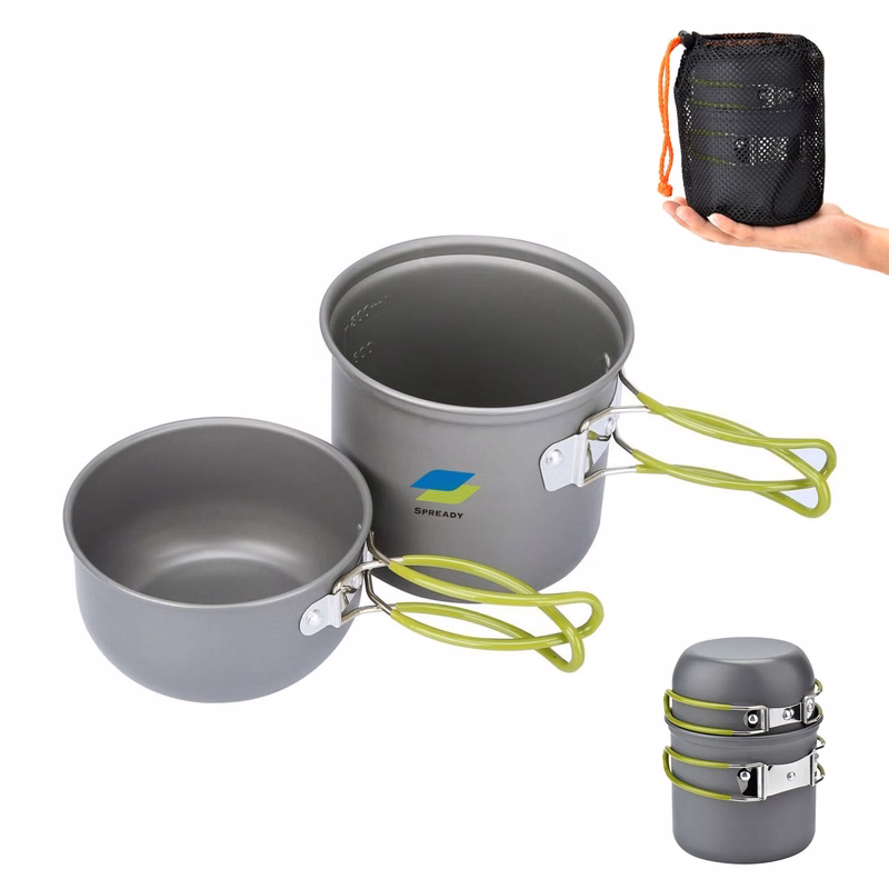 Portable Camping Pot Set For Backpacking Gear