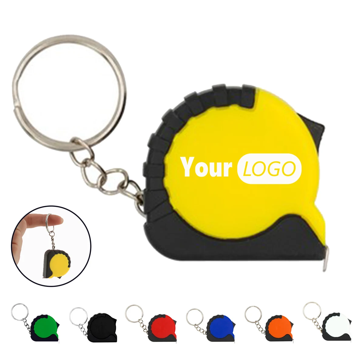 ABS Pocket Measuring Tape Keychain 1