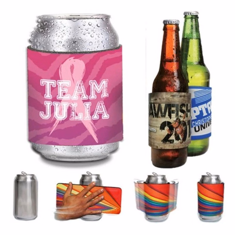 Full Color Neoprene Slap Wrap Can/Bottle Cooler