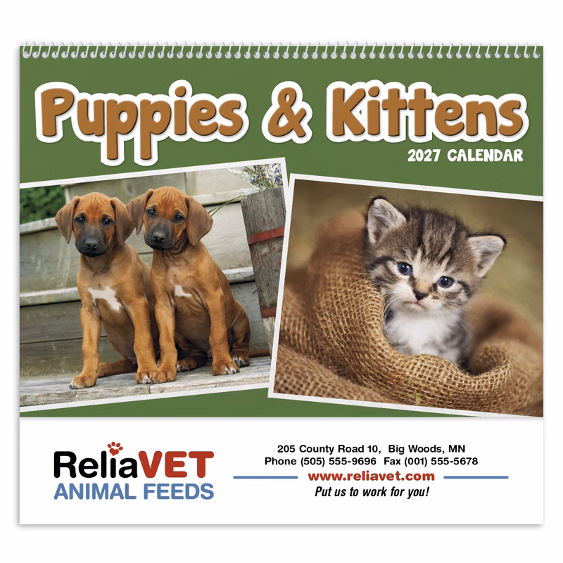 Triumph® Calendars Puppies & Kittens Pocket Calendar