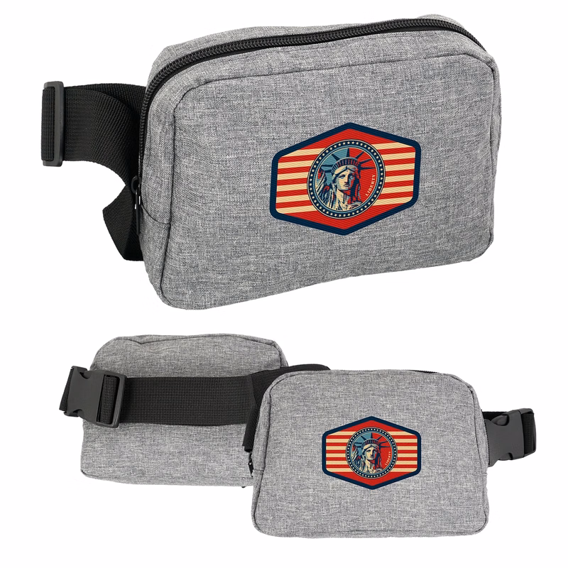 RECYCLED EMBLEM FANNY PACK