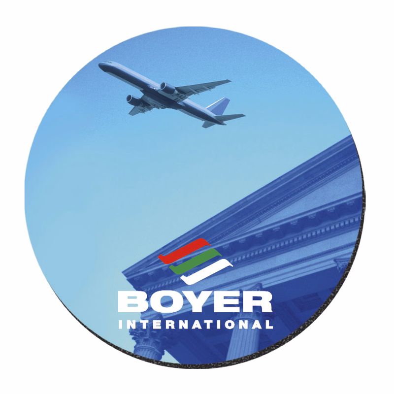 Good Value™ 1/4" Fabric Surface Mouse Pad (8" Round)