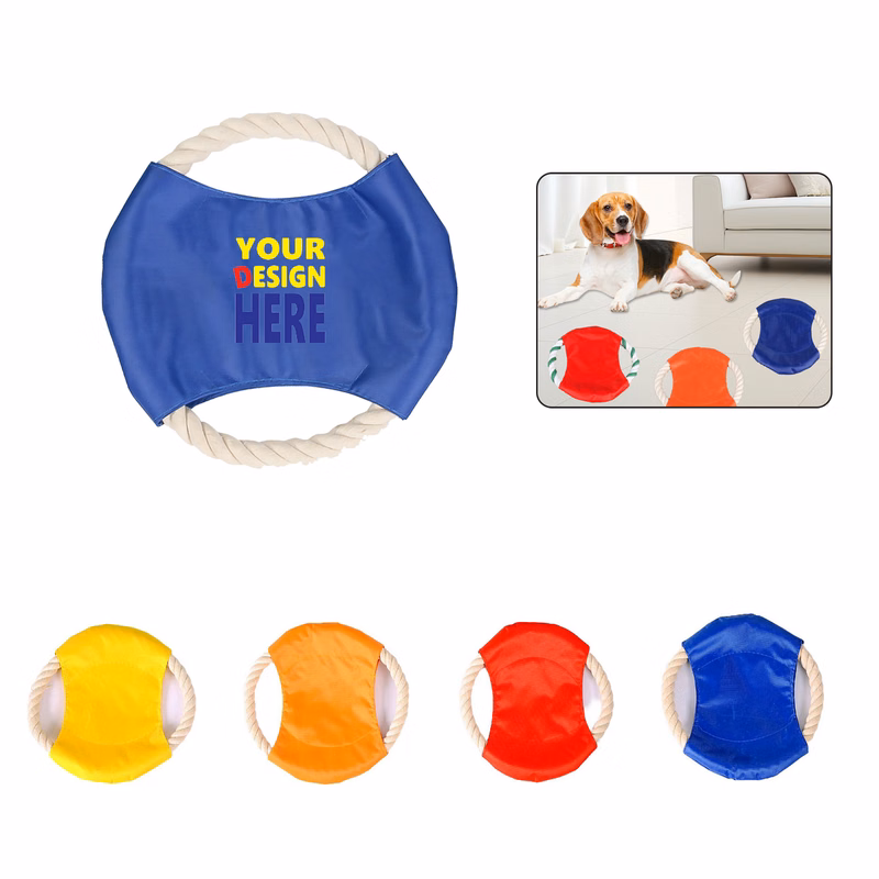 Durable Cotton Rope Chew Dog Flying Disc